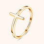 Trendiger Ring mit Kreuzdetail - Amélie