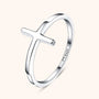 Trendiger Ring mit Kreuzdetail - Amélie