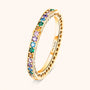 Stilvoller Regenbogen-Ring - Aurora