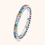Stilvoller Regenbogen-Ring - Aurora