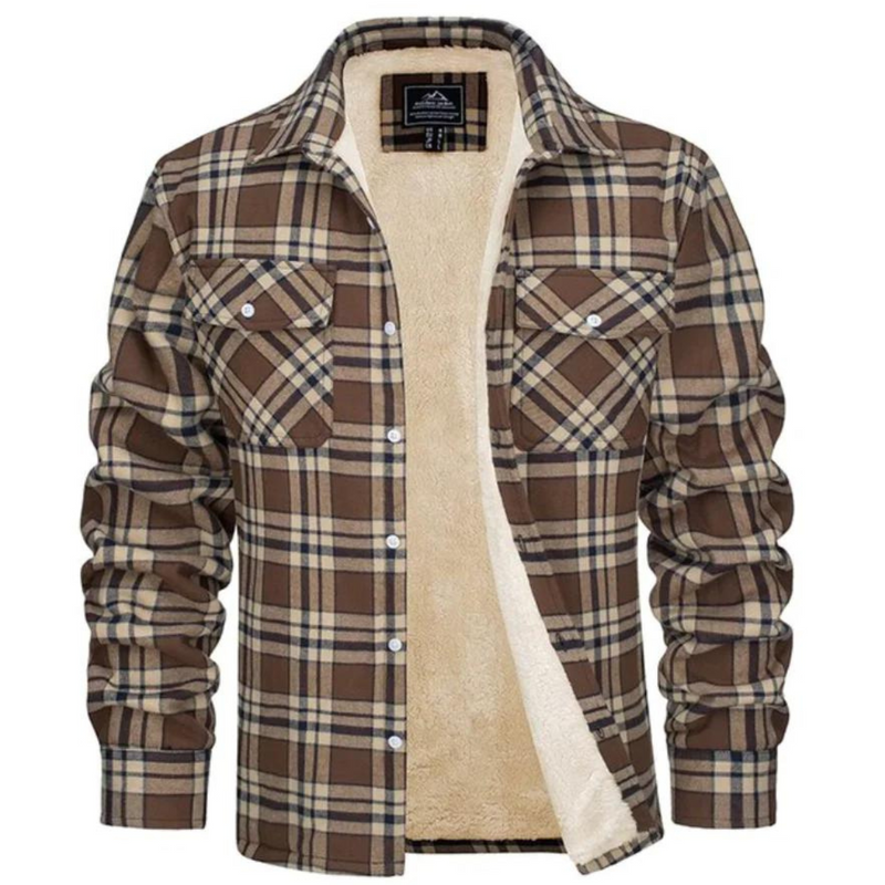 Jacke mit kariertem Fleecefutter - Lawson