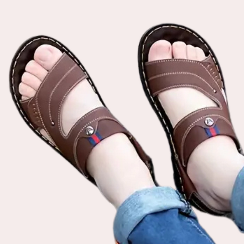 Lässige Ledersandalen für Herren - Leon