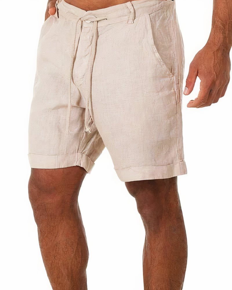 Luxuriöse Leinen-Herren-Shorts - Armand