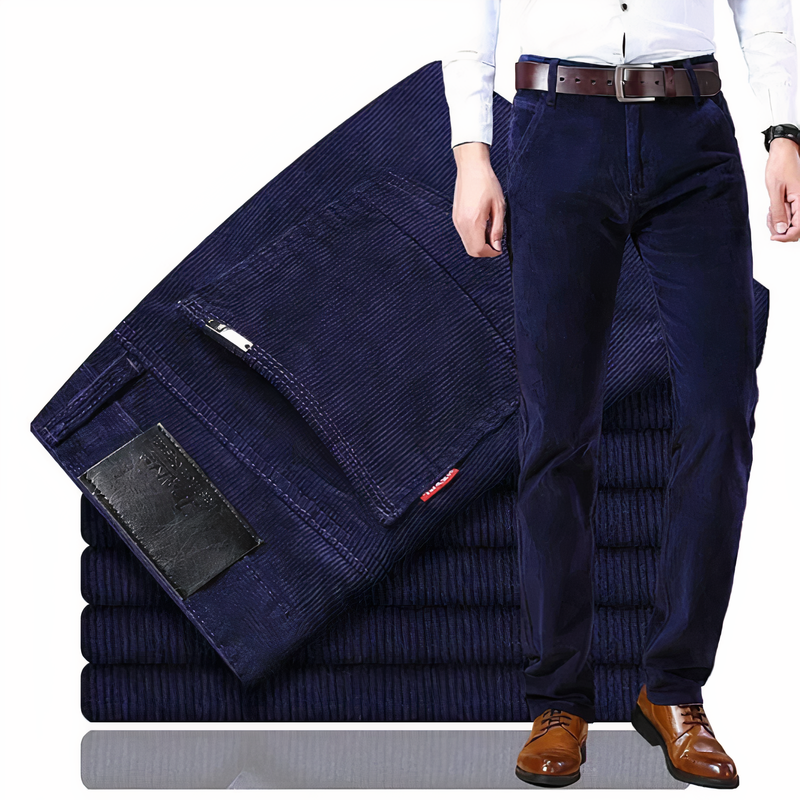 Gerade geschnittene Cord-Jeans - Victor