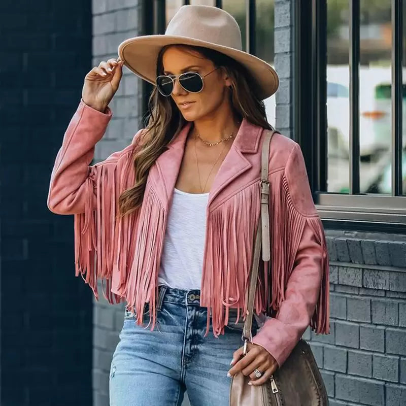 Rosy Jacket | With unique details for a surprising effect
