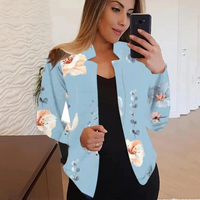 Künstlerischer Damenblazer mit Ink & Wash Design - Amaya
