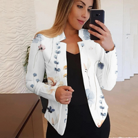 Künstlerischer Damenblazer mit Ink & Wash Design - Amaya