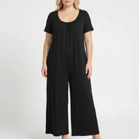 Relaxed Fit Full-Length Plus Size Jumpsuit - June