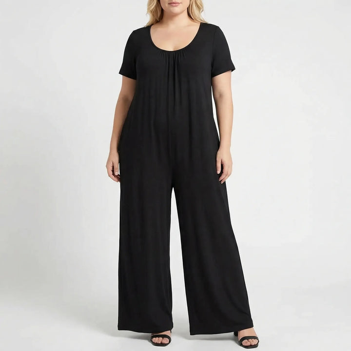 Relaxed Fit Full-Length Plus Size Jumpsuit - June