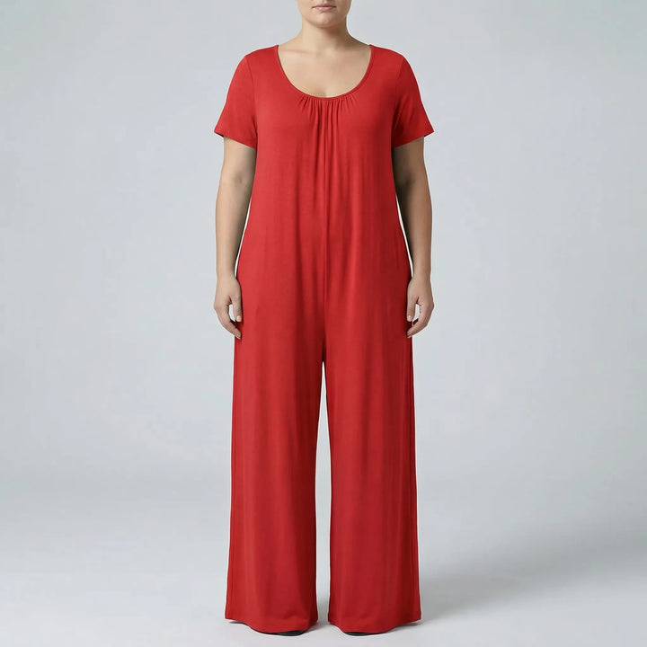Relaxed Fit Full-Length Plus Size Jumpsuit - June