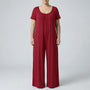 Relaxed Fit Full-Length Plus Size Jumpsuit - June