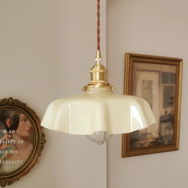 Französische Messing-Hängelampe - BrassChic