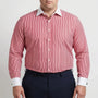 Retro Striped Long-Sleeve Button-Up Shirt - Danny