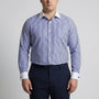 Retro Striped Long-Sleeve Button-Up Shirt - Danny