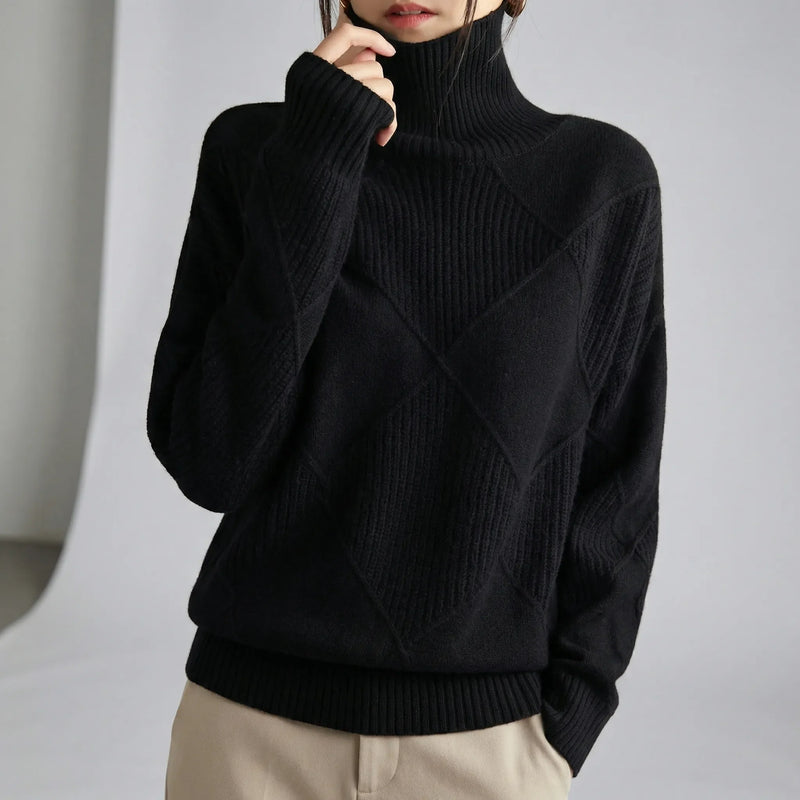 Rollkragenpullover Mit Weiter Passform - Luzie