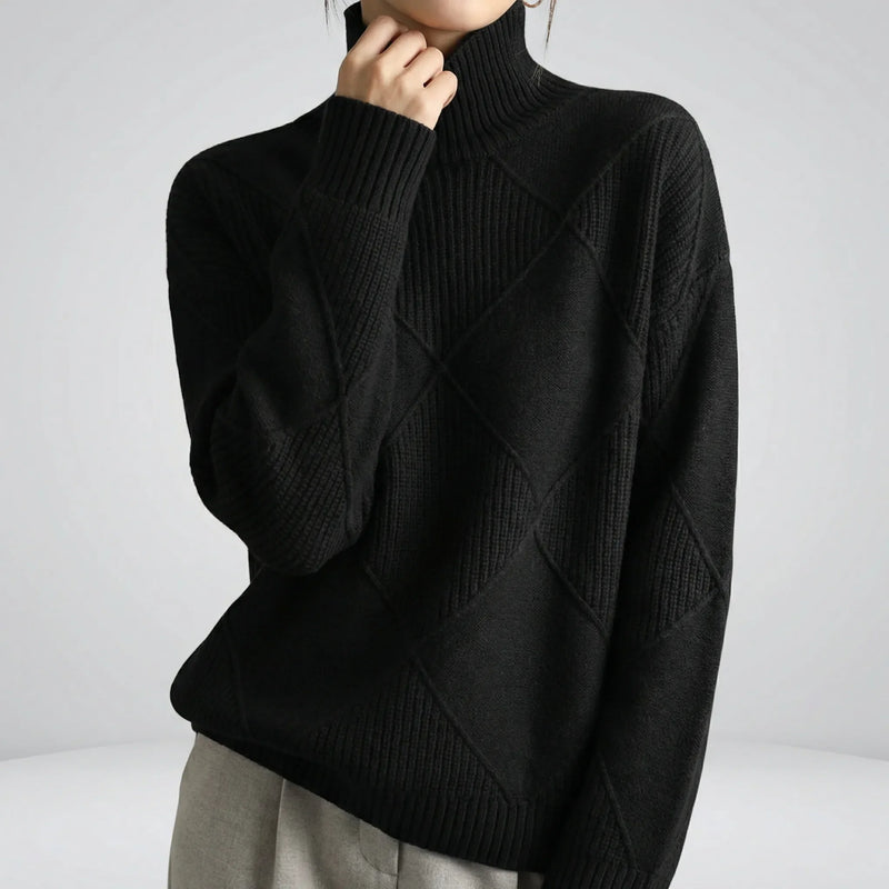 Rollkragenpullover Mit Weiter Passform - Luzie