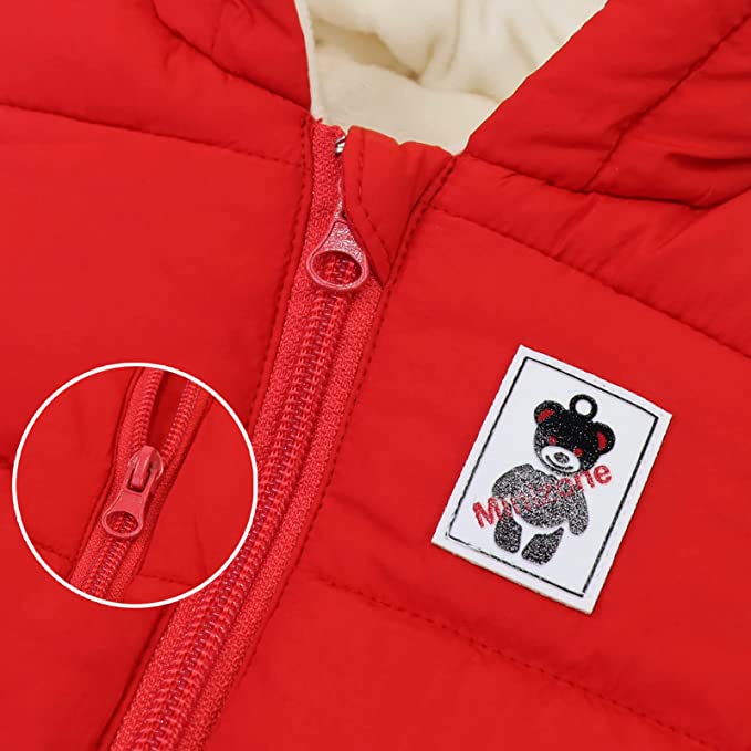 Little Baby Winter Romper | With cute bear ears