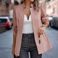 Moderner rosa Damenblazer - Isla