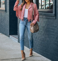 Rosy Jacket | With unique details for a surprising effect