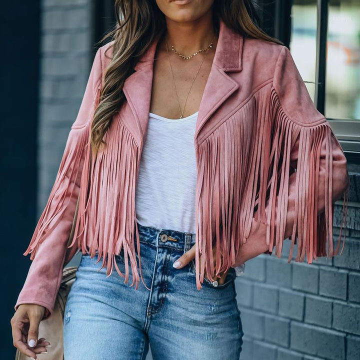 Rosy Jacket | With unique details for a surprising effect