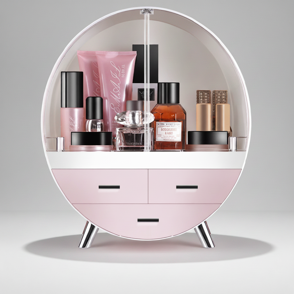 Runder Kosmetik Organizer Kunststoff - Curvique