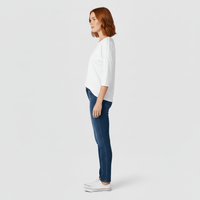 Rundhals-Shirt Mit Dreiviertelärmeln - Lucienne