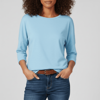 Rundhals-Shirt Mit Dreiviertelärmeln - Lucienne