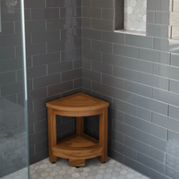 Rutschfester Duschhocker Aus Holz - TeakCornero
