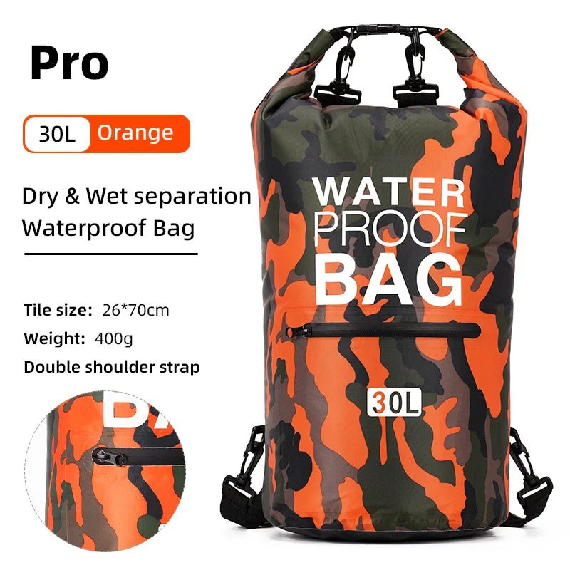 Wasserdichter Rucksack mit Nass-/Trockentrennung - AquaVault