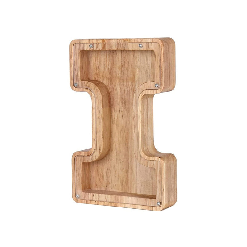 Wooden Alphabet Piggy Bank - LetterSaver