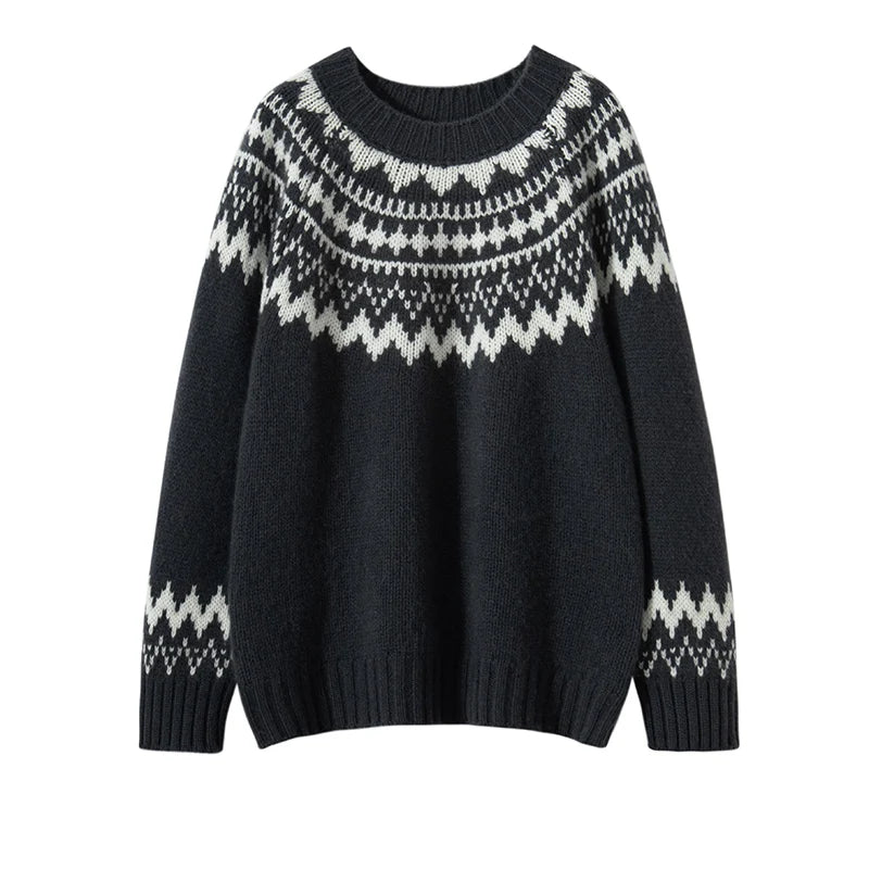 Bequemer Gestrickter Pullover für Damen - Chloe