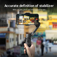 3-Achsen-Smartphone-Gimbal-Stabilisator mit AI-Tracking & Gesichtserkennung – Alvion