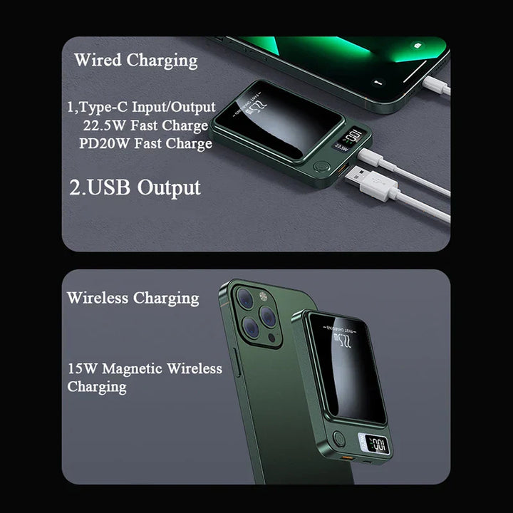Magnetisch Draadloze Powerbank - MagCharge Mini