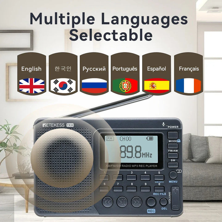 Compacte Draagbare Radio - EchoWave