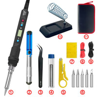 Digitale Weergave 80W Loodgietset met Instelbare Temperatuur – Fusion
