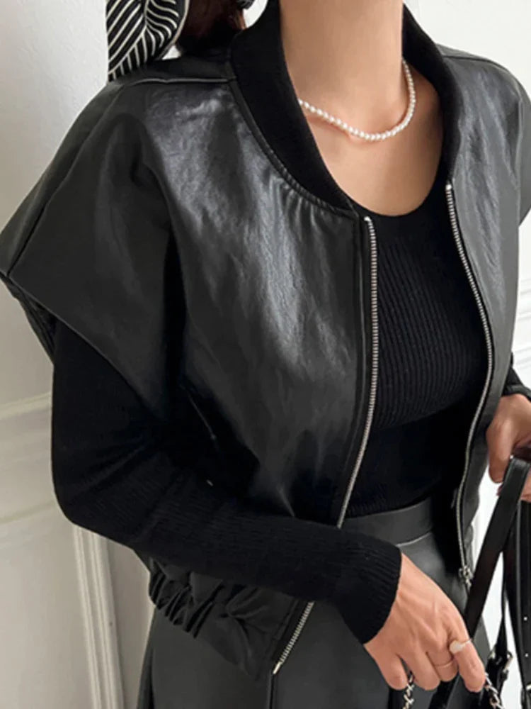 Lila Lederweste | Eng & Trendy