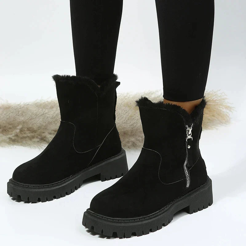 Maggie Suede Winter Boots | Warm & Versatile