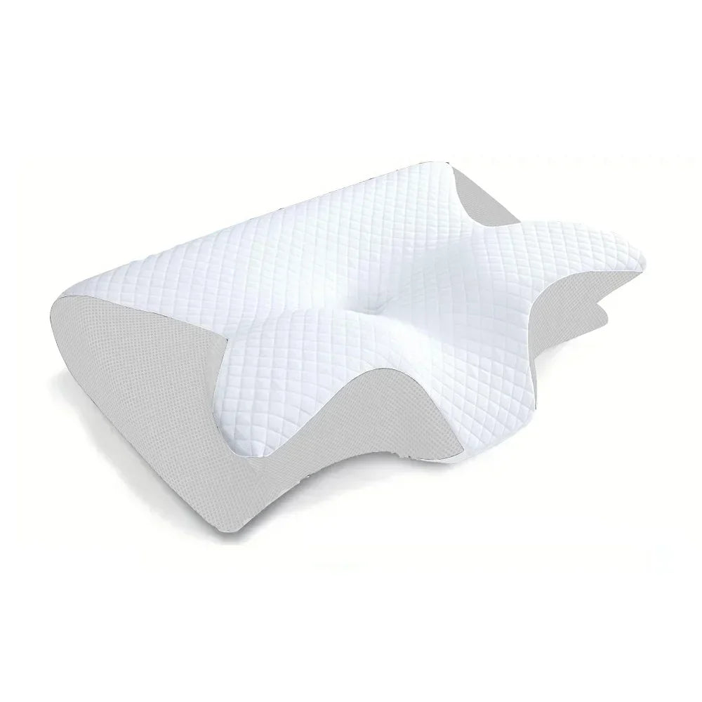 2-in-1 Geheugenfoam Nekpillow met Ergonomisch Contourontwerp – RestAlign