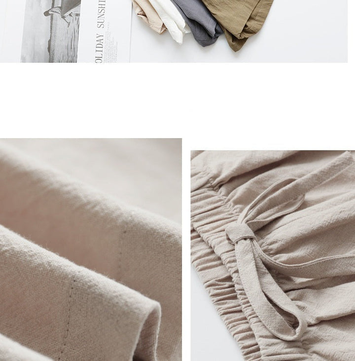 Lindy Shorts | Hochwertiges Leinen & Baumwolle