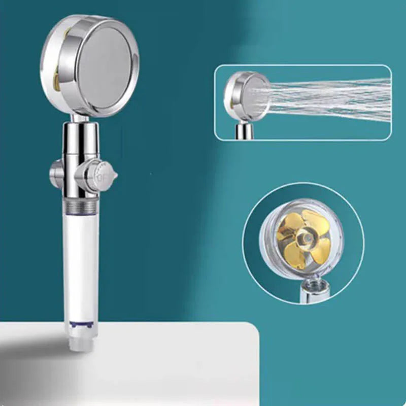 Wassersparender Duschkopf mit 360° Rotation - AquaTurbo
