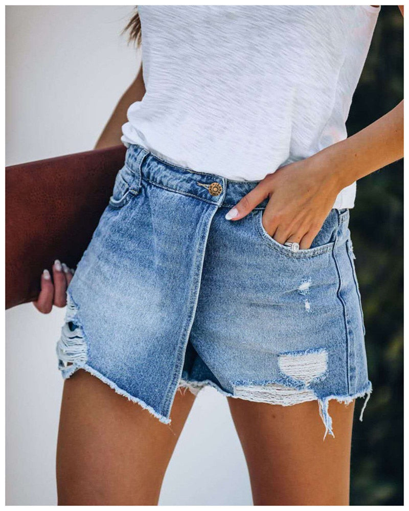 Denim Skort | Stylish & Tough