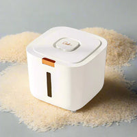 Reisaufbewahrungsbox 5–10 kg Luftdicht Feuchtigkeits- & Insektenbeständig mit Messbecher – GrainSafe