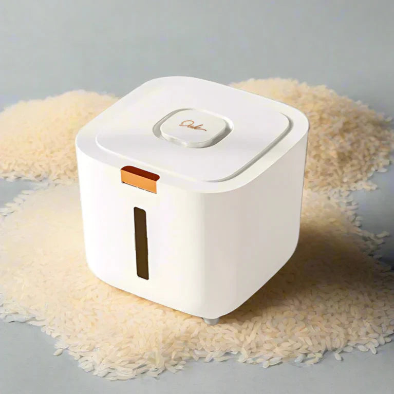 Reisaufbewahrungsbox 5–10 kg Luftdicht Feuchtigkeits- & Insektenbeständig mit Messbecher – GrainSafe