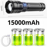Wiederaufladbare 10000-Lumen-LED-Taschenlampe – Striker