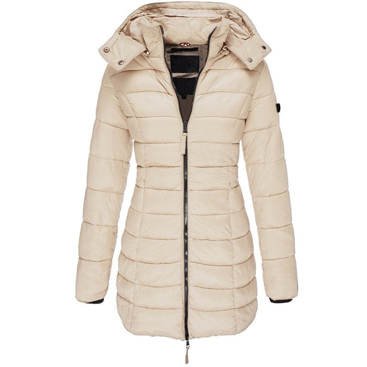 Damenparka mit Kapuze und Daunenfüllung - Elena