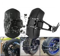 Universeller Motorrad-Hinterradkotflügel mit Schmutzschutz und Stahlbügel – TrailGuard