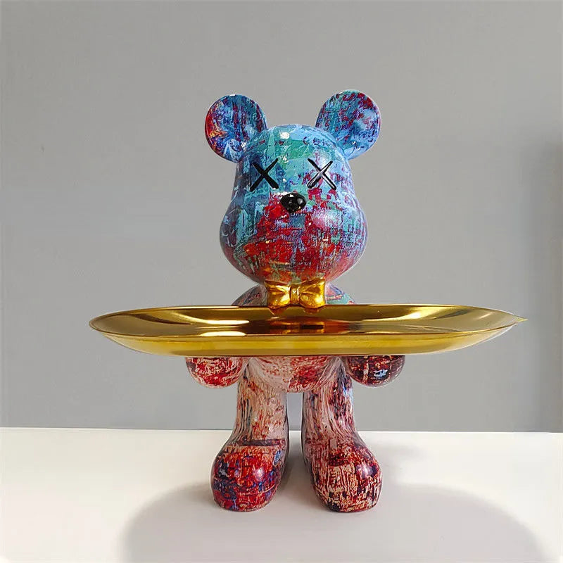 Dekorative Aufbewahrungsfigur – Bruno Tischbär