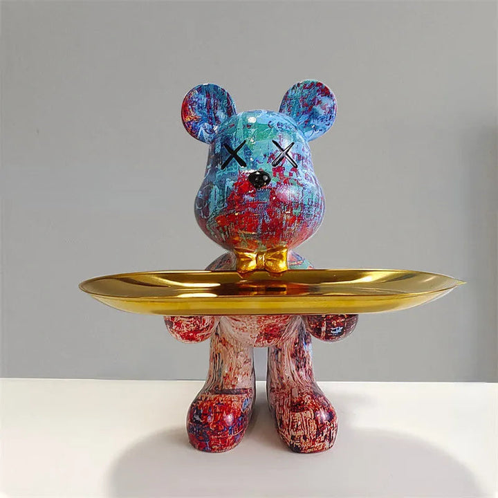 Dekorative Aufbewahrungsfigur – Bruno Tischbär