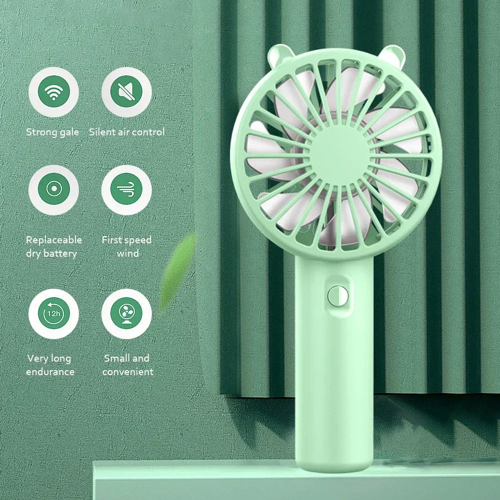 Tragbarer USB-aufladbarer Mini-Handventilator – Veyra