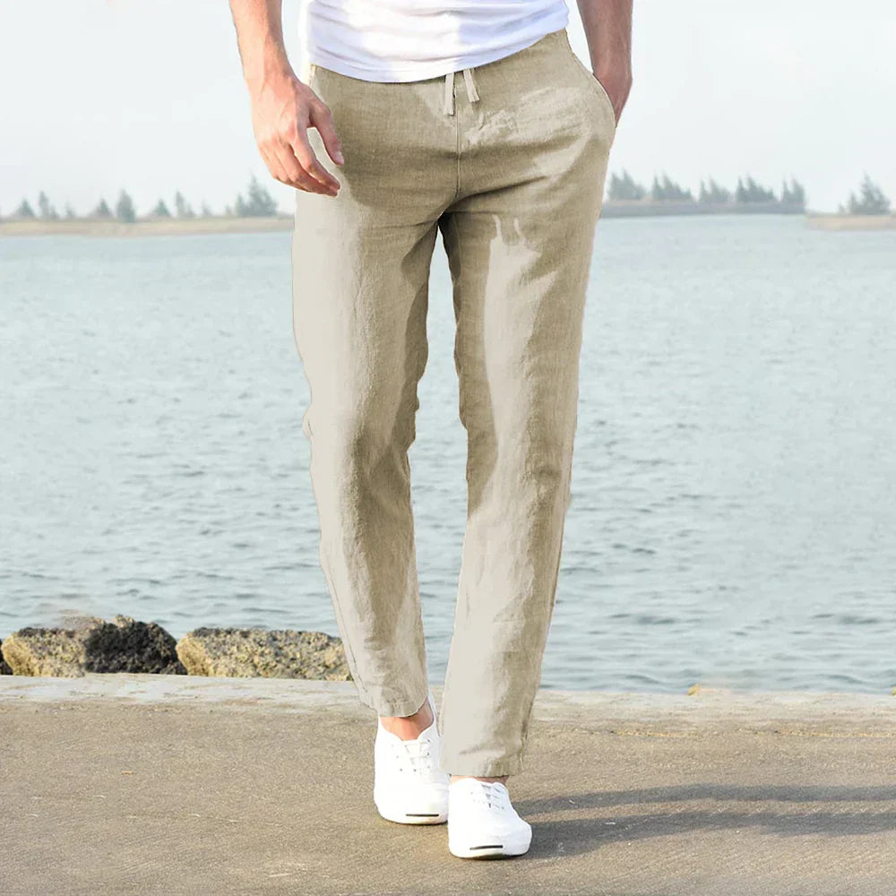 Leinen Sommer-/Frühjahrs-Hose für Herren - Langston
